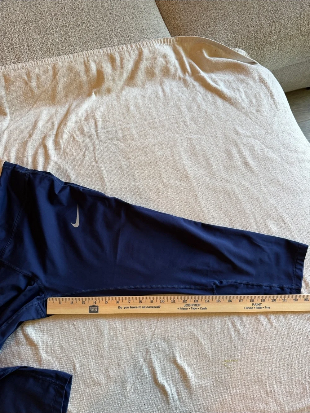 Nike Women’s Dri-FIT Capri Workout Leggings Navy Blue